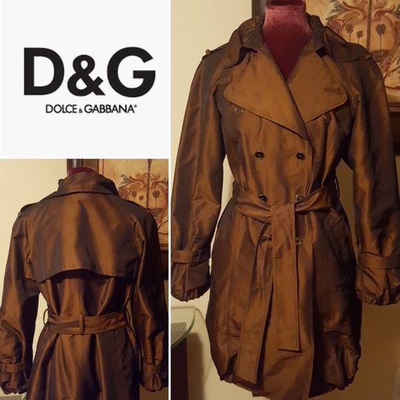 dolce gabbana trench coat